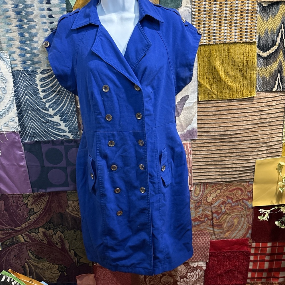 Calvin Klein Blue Midi Dress